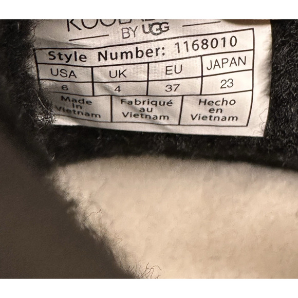 Koolaburra by UGG Koola Mini Hybrid Waterproof Black Suede Boots Womens 6 New - Picture 10 of 11